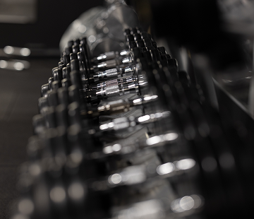 Kunnonkeskuksen käsipainot