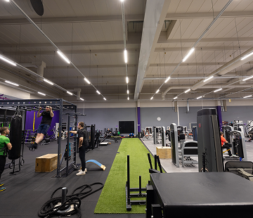 Kunnonkeskuksen kuntosali, toinen näkymä